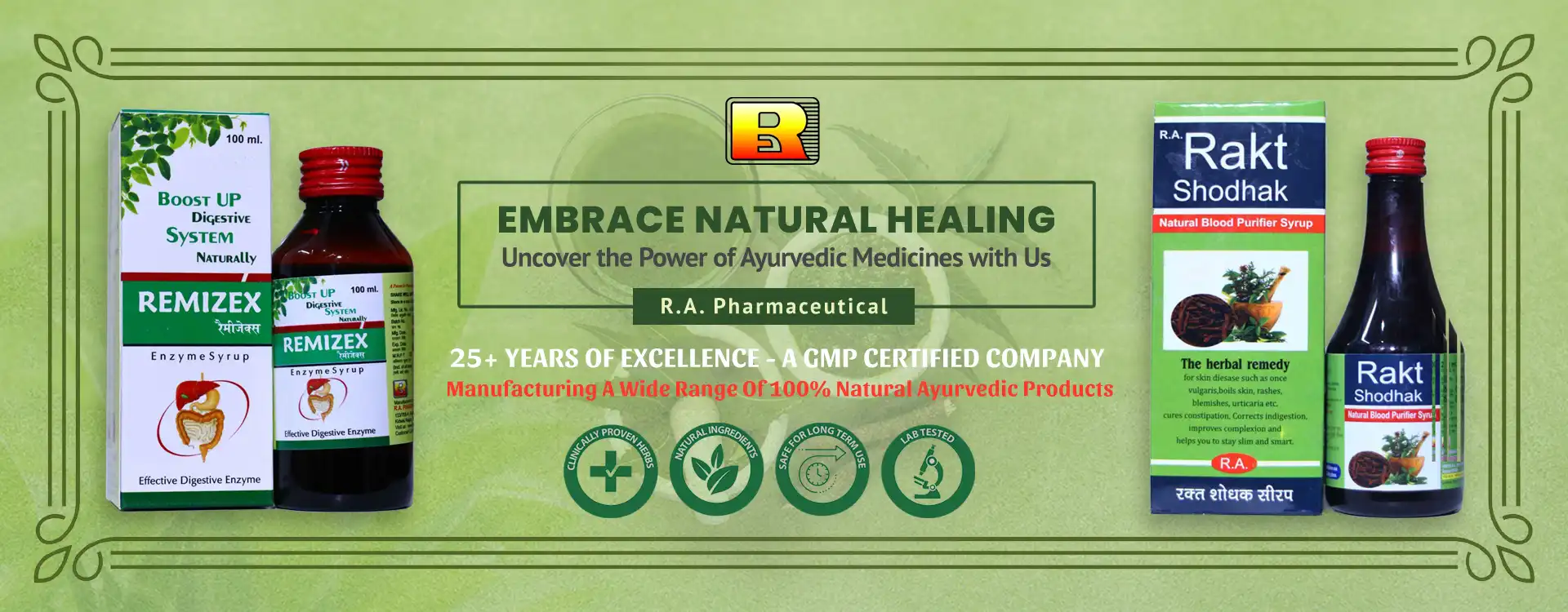 Heal the world with the power of Ayurveda - RA Pharmaceutical, Kanpur, Uttar Pradesh, India